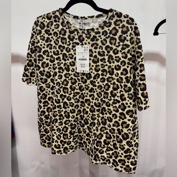 ZARA Cheetah shirt - Picture 1 of 1